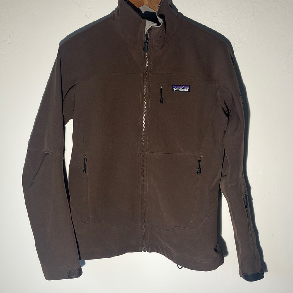 Patagonia TALUS Softshell Jacket Womens Small Sable Brown